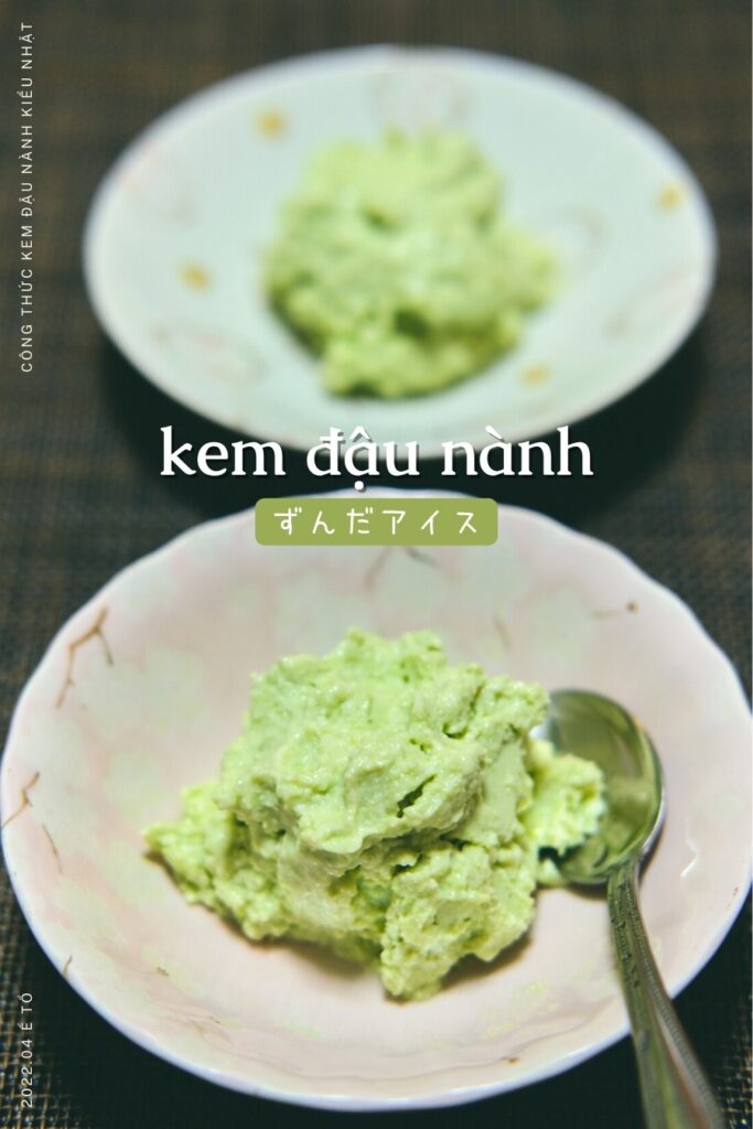 cach lam kem dau nanh edamame