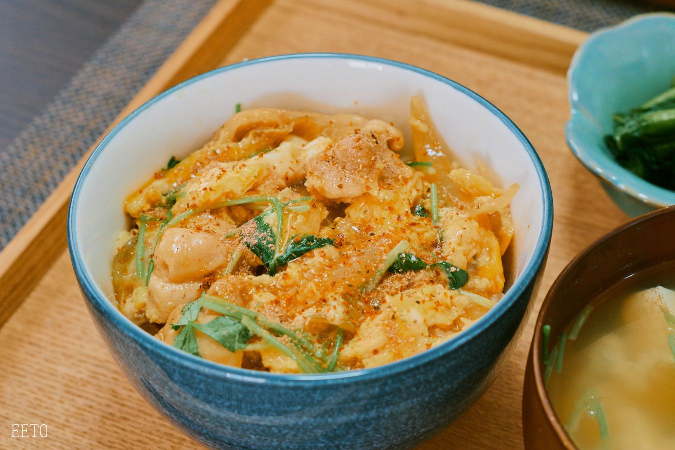 cach lam com ga oyakodon19