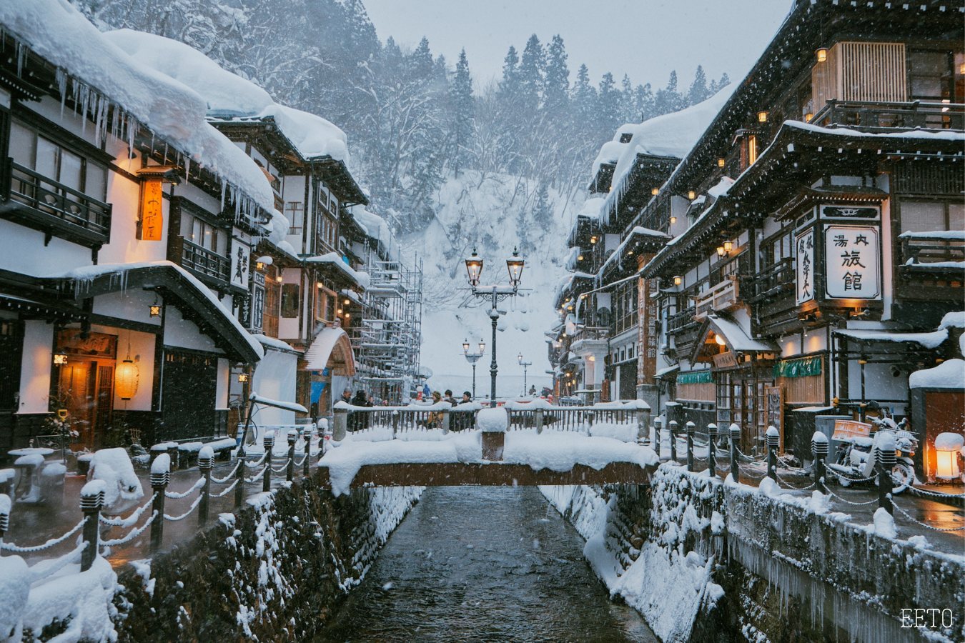 du lich suoi nuoc nong ginzan onsen