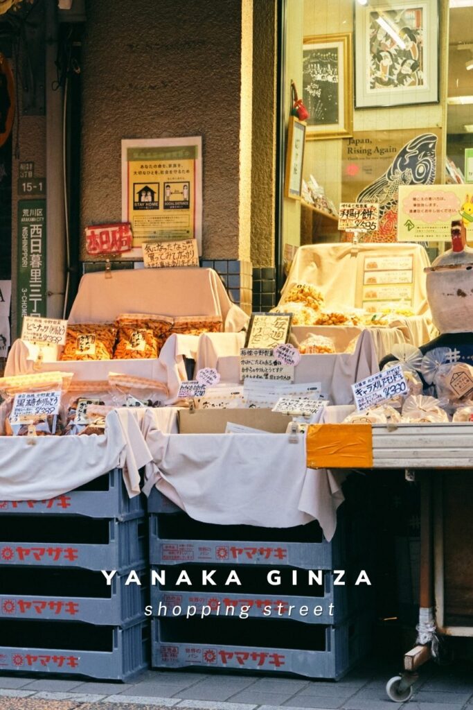 yanaka ginza shopping street tokyo