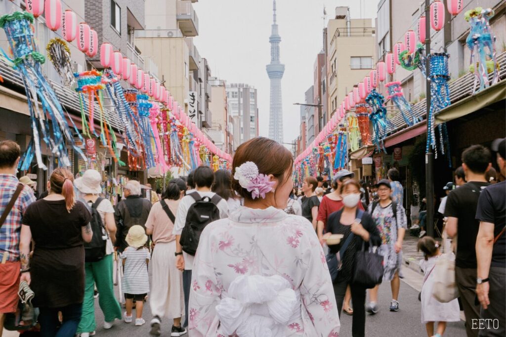 le hoi Tanabata Kappabashidori Tokyo eeto39