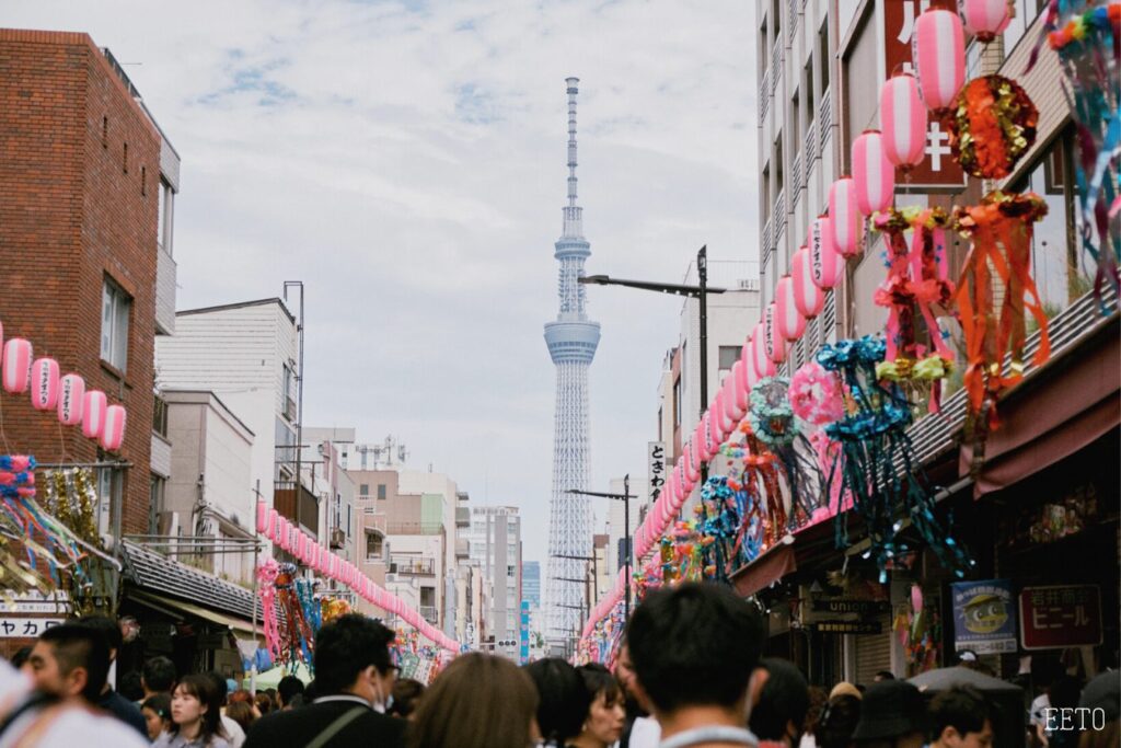 le hoi Tanabata Kappabashidori Tokyo eeto40